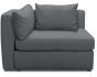 Outdoor Sofa wetterfest Eckelement links Room Dunkelgrau