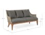 Lounge Sofa Outdoor 2 Sitzer mit Polster Keilani