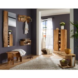 massiv Eiche Pick-Up-Möbel Woodline Hochschrank online 2 Türen finden