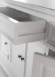 Buffetschrank weiß 4-türig Provence Landhausstil B198
