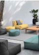 Loungesessel Outdoor wetterfest Sparrow Bezug Olefin Citron Modul