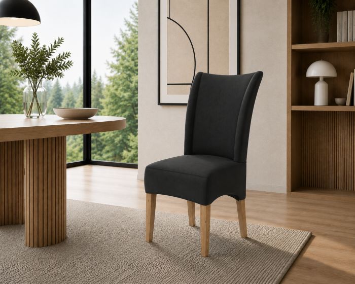 Lederstuhl Lombardo Echt Leder Graphite Gestellfarbe Gold