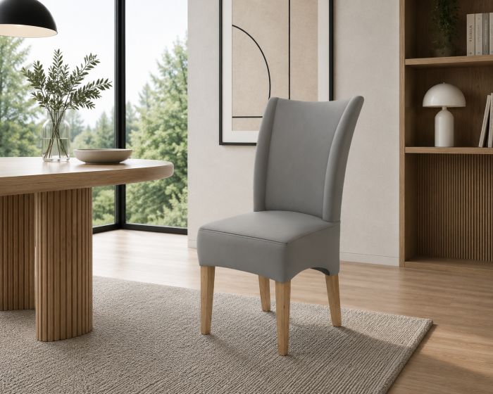 Lederstuhl Lombardo Echt Leder Steel Gestellfarbe Gold