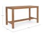 Bartisch Outdoor Stehtisch Garten wetterfest 180 cm Teak massiv Maricruz FSC