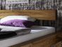 Balken Eiche Bett massiv geölt 160x200 cm