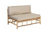 Sitzbank Bamboo Taupe