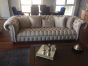 Landhausstil Sofa Chesterfield Knopfheftung Buckingham