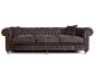 Ledersofa Chesterfield 4 Sitzer