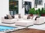 Outdoor Lounge Modul Gartensofa Cubick Option Hocker