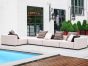 Outdoor Lounge Gartensofa Cubick Option Hocker