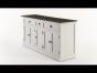 Sideboard Landhausstil 5-türig Halifax Contrast 180 cm breit