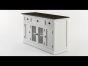 Sideboard Landhausstil 4-türig Halifax Contrast 2 Glastüren B191CT