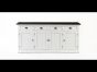Sideboard Landhaus 4 Türen Breite 200 cm Halifax Contrast B194CT