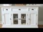 Sideboard Landhausstil weiß 4-türig Halifax 2 Glastüren