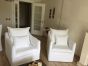 Jersey Sessel mit husse Landhausstil