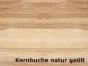 Esstisch Glas Holz Kernbuche massiv ausziehbar Linda