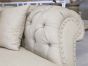 Landhausstil Sofa Jacksonville mit Knopfheftung Chesterfield 3-Sitzer