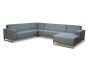 Outdoor Loungesofa Cannes mit Chaiselongue