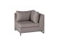 Design Lounge Eckelement Rhodos in Taupe