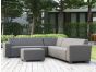 Outdoor Ecksofa WILLY Silvertex Sterling Mittelgrau