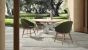 Outdoor Gartenstühle wetterfest Geflecht grün Coachella 2er Set