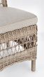 Gartenstuhl Polyrattan Geflecht braun Set inkl Auflagen Jupiter 2 Stück