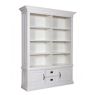 Bücherschrank Landhausstil York Shabby chic 2 Türen 2 Schubladen