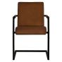 Bodahl Leder Freischwinger Sabina matt light brown Naht A