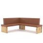Eckbank Leder Savannah Esszimmer Eiche massiv Granada Eiche natur