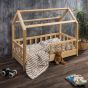 Kinderbett 80x160 cm Kiefer massiv Natur mit Rollrost