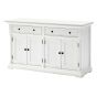Sideboard weiß Landhausstil Provence 4 türig B186