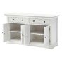 Sideboard weiß Landhausstil Provence 4 türig B186