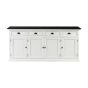 Sideboard Landhaus 4 Türen Breite 200 cm Halifax Contrast B194CT
