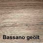 Leder Eckbank mit Tisch Massivholz Eiche Vintage Dublin