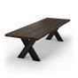 Bodahl Esstisch Eiche massiv Lancaster 200x100cm gerade Kante 6cm smoked