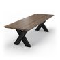 Bodahl Esstisch Eiche massiv Lancaster 280x110cm schweizer Kante 6cm desert