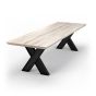 Bodahl Esstisch Eiche massiv Lancaster 220x110cm schweizer Kante 6cm whitewash