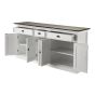 Buffetschrank Shabby chic Halifax Accent weiß braun