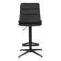 Barhocker mit Lehne höhenverstellbar grau von Bodahl 2er Set Cole