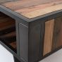Couchtisch Nordic 120x60 cm recycelt Bootsholz Metallrahmen
