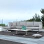 Design Loungeset Aluminium wetterfest mit Polster Althea