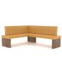 Eckbank Leder Amber Esszimmer Eiche massiv Granada Eiche bassano