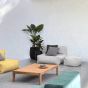 Garten Loungehocker wetterfest Sparrow Outdoor Olefin Sand