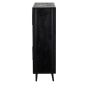 Highboard Nordic Mindi Rattan 130x45 cm Metallrahmen