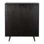 Highboard Nordic Mindi Rattan 130x45 cm Metallrahmen