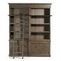 Bücherregal Wand Massivholz Landhausstil Forest XL