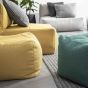 Loungesessel Outdoor wetterfest Sparrow Bezug Olefin Citron Modul