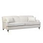 Sofa Manhattan Landhaustil 220 cm weiß