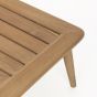 Outdoor Couchtisch wetterfest Teak 120x70 cm Xenia