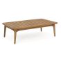 Outdoor Couchtisch wetterfest Teak 120x70 cm Xenia